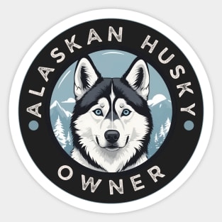 Alaskan Husky Sticker